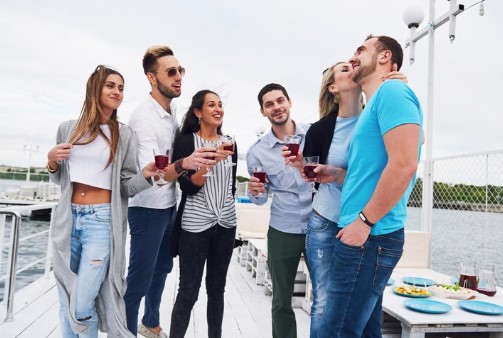 Corporate yacht events